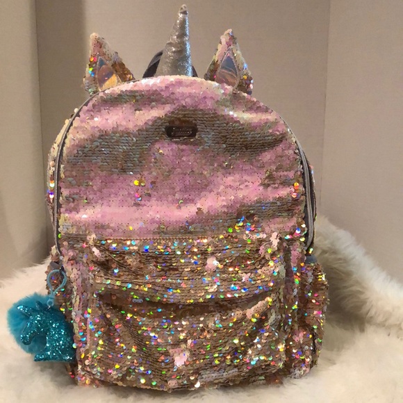 Justice Accessories Justice Flip Sequined Unicorn Backpack Poshmark